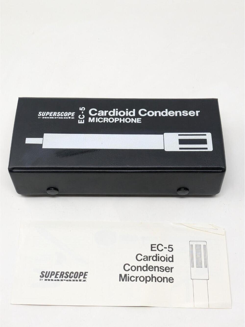 Marantz Super Scope EC-5 Cardioid Condenser Microphone-With Manual
